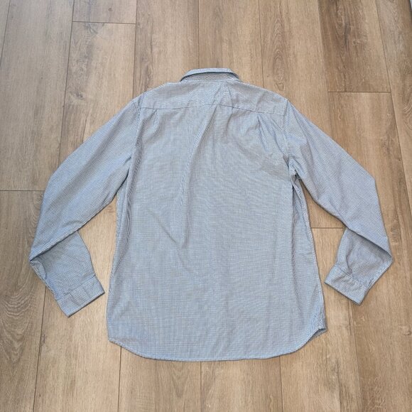 Lacoste Men's Regular Fit Twill Checkered Collared Button Down Shirt M/L - Picture 10 of 11